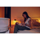 Lampa de veghe, Lionelo, BabyNap, 2 in 1, Wireless, Cu sunete si melodii de leagan, Cu 11 culori si 3 niveluri de luminozitate, Cu functie de redare si inregistrare batai inima, Alb