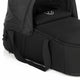 Landou portabil, Jane, Montare in carucior, Cu manere, Cu salteluta 95% materiale reciclate cu protectie UPF50, 67x29.5x43 cm, 0-9 Kg, Cold Black