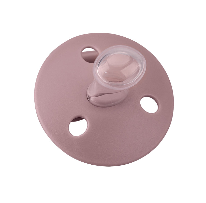 Suzeta din silicon cu cutie de depozitare, 0-6 Luni, Mombella Ciupercuta - Lavender Fog