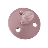 Suzeta din silicon cu cutie de depozitare, 0-6 Luni, Mombella Ciupercuta - Lavender Fog