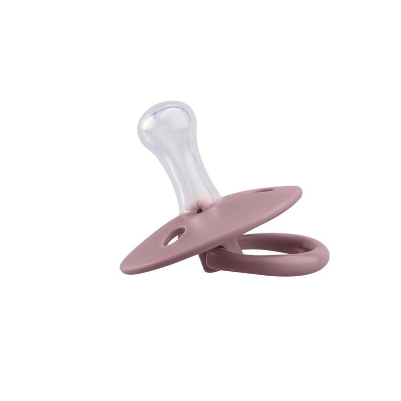 Suzeta din silicon cu cutie de depozitare, 0-6 Luni, Mombella Ciupercuta Fancy - Lavender Fog
