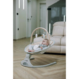 Leagan balansoar, FreeOn, Elite, Cu 12 melodii, 5 viteze de balansare si 3 pozitii de reglare a spatarului, Beige