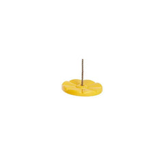 Leagan, Dice, Monkey Swing, Rotund, Cu franghie PP, Cu inaltime reglabila pana la 240 cm, 3 ani+, Yellow