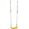 Leagan, Dice, Swing Seat, Fara spatar, Cu franghie PP, Cu inaltime reglabila pana la 240 cm, Pana la 70 kg, 3 ani+, Yellow