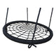 Leagan, Dice, Tip cuib, Diametru 100 cm, Ajustabil pe inaltime pana 240 cm, Din sfoara impletita PP de 16 mm, Pana la 150 kg, Conform cu EN 71-1 2 3 8, 3-6 ani, Black