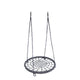 Leagan, Dice, Tip cuib, Diametru 100 cm, Ajustabil pe inaltime pana 240 cm, Din sfoara impletita PP de 16 mm, Pana la 150 kg, Conform cu EN 71-1 2 3 8, 3-6 ani, Black