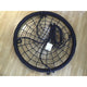 Leagan, Dice, Tip cuib, Diametru 100 cm, Ajustabil pe inaltime pana 240 cm, Din sfoara impletita PP de 16 mm, Pana la 150 kg, Conform cu EN 71-1 2 3 8, 3-6 ani, Black