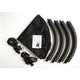 Leagan, Dice, Tip cuib, Diametru 100 cm, Ajustabil pe inaltime pana la 250 cm, Din tesatura impermeabila, Pana la 150 kg, Conform cu EN 71-1 2 3 8, 3 ani+, Black