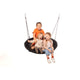 Leagan, Dice, Tip cuib, Diametru 100 cm, Ajustabil pe inaltime pana la 250 cm, Din tesatura impermeabila, Pana la 150 kg, Conform cu EN 71-1 2 3 8, 3 ani+, Black
