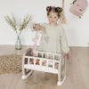 Leagan pentru papusa Smoby Baby Nurse maro cu carusel