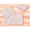 Lenjerie patut cu 3 piese, MimiNu, Cu cearceaf 120x60 cm, Din bumbac certificat Oeko Tex Standard 100, Cu paturica si pernuta, Colectia Royal, Powder Pink