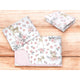 Lenjerie patut cu 3 piese, MimiNu, Cu cearceaf 120x60 cm, Din bumbac certificat Oeko Tex Standard 100, Cu paturica si pernuta, Sweet Deer Pink