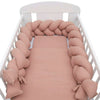 Lenjerie patut cu 2 piese, New Baby, Pentru patut, Din Muselina, Cu perna si pilota, 100x70 cm, Din materiale certificate Oeko Tex Standard 100, Pink