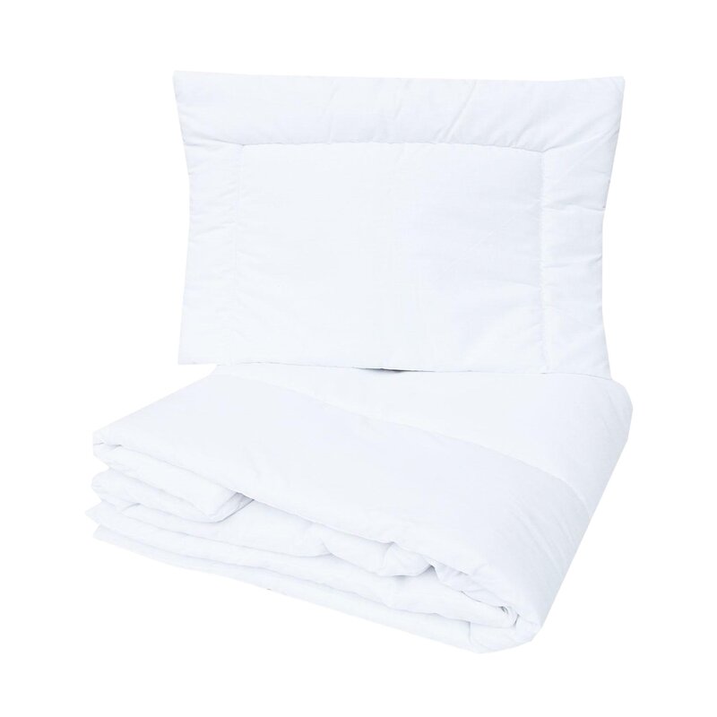 Lenjerie patut cu 6 piese, MimiNu, Pentru patut 120x60 cm, Cu volanase, Cu pilota si perna, Cu doua aparatori laterale, Din bumbac certificat Oeko Tex Standard 100, Colectia Royal, Blue - gogobaby.ro