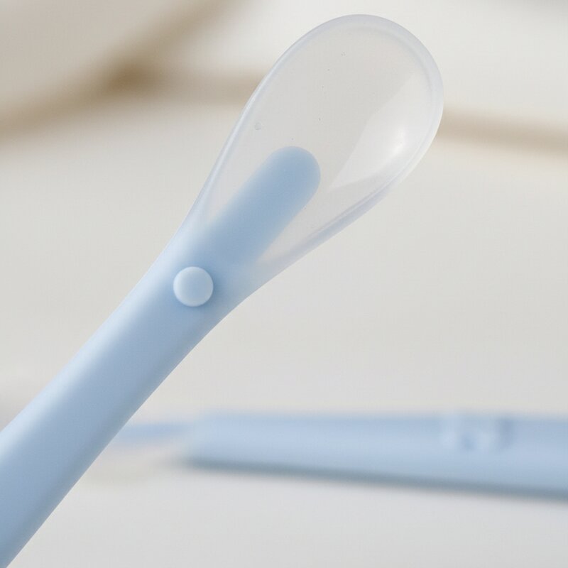 Lingurita, Bocioland, Din silicon, 6 luni+, Blue