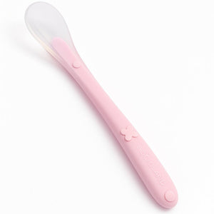 Lingurita, Bocioland, Din silicon, 6 luni+, Pink