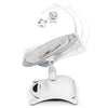 Balansoar, Lionelo, Bella, Multifunctional, Electric, Scaun reglabil, Ecran tactil si telecomanda, 6 miscari unice, 5 viteze, Cu melodii, Gri - gogobaby.ro