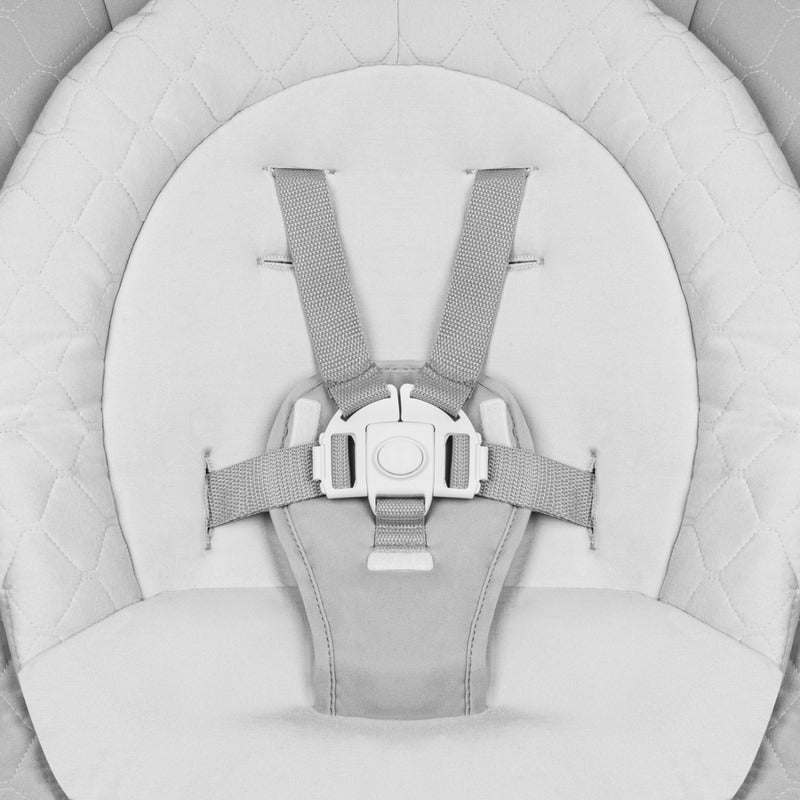 Balansoar, Lionelo, Bella, Multifunctional, Electric, Scaun reglabil, Ecran tactil si telecomanda, 6 miscari unice, 5 viteze, Cu melodii, Gri