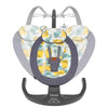Balansoar si sezlong, Lionelo, Ralf, 2 in 1, Electric, Cu telecomanda si cablu USB, Cu miscare laterala de balansare si 5 niveluri diferite de viteza, Cu 12 melodii, Gri