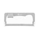 Protectie laterala pat, Lionelo, Hanna, Cu buzunar accesorii, 150x66 cm, Conform cu standardul european de securitate BS7072, Gri
