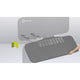 Protectie laterala pat, Lionelo, Lora, Pliabila, Sistem de blocare StandSafe, Geanta de transport inclusa, 105 x 45 cm, Gri