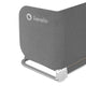 Protectie laterala pat, Lionelo, Lora, Pliabila, Sistem de blocare StandSafe, Geanta de transport inclusa, 105 x 45 cm, Gri