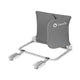Protectie laterala pat, Lionelo, Lora, Pliabila, Sistem de blocare StandSafe, Geanta de transport inclusa, 105 x 45 cm, Gri