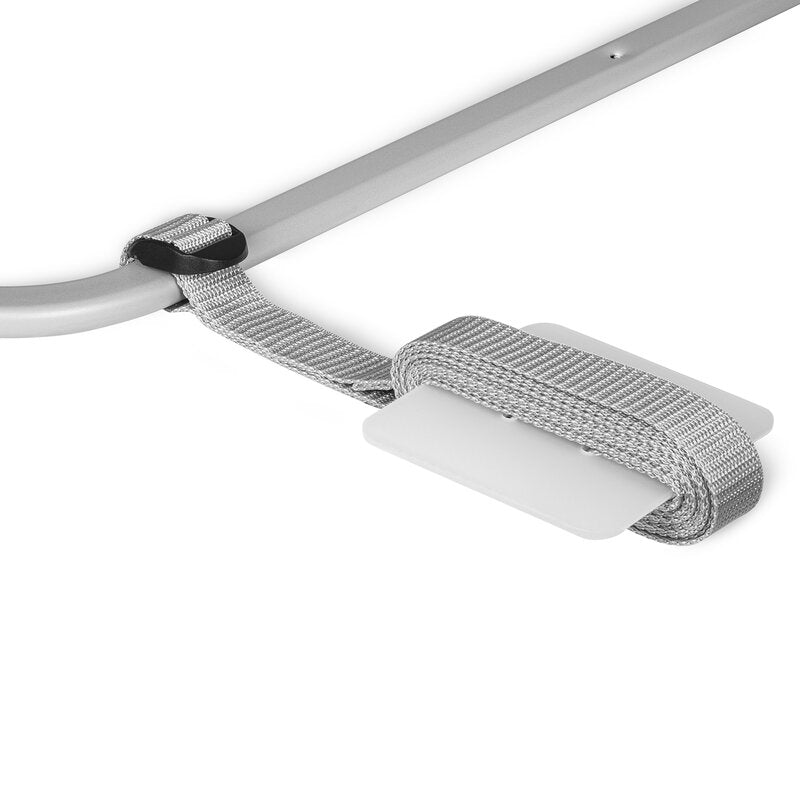 Protectie laterala pat, Lionelo, Lora, Pliabila, Sistem de blocare StandSafe, Geanta de transport inclusa, 105 x 45 cm, Gri