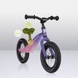 Bicicleta fara pedale, Lionelo, Bart Air, Usoara, Cu roti gonflabile, Cu cadru din magneziu, Cu ghidon si sa reglabile, Greutate 3.8 Kg, 12 inch, Conform cu standardul european de securitate EN71, Pink Violet