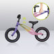 Bicicleta fara pedale, Lionelo, Bart Air, Usoara, Cu roti gonflabile, Cu cadru din magneziu, Cu ghidon si sa reglabile, Greutate 3.8 Kg, 12 inch, Conform cu standardul european de securitate EN71, Pink Violet