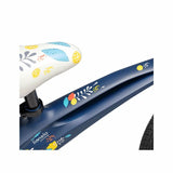 Bicicleta fara pedale, Lionelo, Bart Air, Usoara, Cu roti gonflabile, Cu cadru din magneziu, Cu ghidon si sa reglabile, Greutate 3.8 Kg, 12 inch, Conform cu standardul european de securitate EN71, Albastru