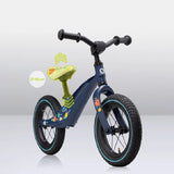 Bicicleta fara pedale, Lionelo, Bart Air, Usoara, Cu roti gonflabile, Cu cadru din magneziu, Cu ghidon si sa reglabile, Greutate 3.8 Kg, 12 inch, Conform cu standardul european de securitate EN71, Albastru