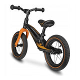 Bicicleta fara pedale, Lionelo, Bart Air, Usoara, Cu roti gonflabile, Cu cadru din magneziu, Cu ghidon si sa reglabile, Greutate 3.8 Kg, 12 inch, Conform cu standardul european de securitate EN71, Negru