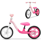 Bicicleta fara pedale, Lionelo, Alex, Usoara, Cu ghidon si sa reglabile, Greutate 3.3 Kg, Cu roti din spuma EVA, 12 inch, Bubblegum