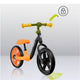 Bicicleta fara pedale, Lionelo, Alex, Usoara, Cu ghidon si sa reglabile, Greutate 3.3 Kg, Cu roti din spuma EVA, 12 inch, Orange