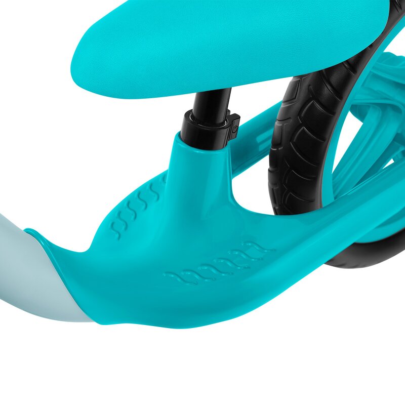 Bicicleta fara pedale, Lionelo, Alex, Usoara, Cu ghidon si sa reglabile, Greutate 3.3 Kg, Cu roti din spuma EVA, 12 inch, Turquoise - gogobaby.ro