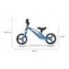 Bicicleta fara pedale, Lionelo, Bart, Usoara, Cu cadru din magneziu, Cu ghidon si sa reglabile, Greutate 3 Kg, 12 inch, Conform cu standardul european de securitate EN71, Sky Blue - gogobaby.ro