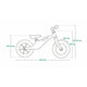 Bicicleta fara pedale, Lionelo, Bart, Usoara, Cu cadru din magneziu, Cu ghidon si sa reglabile, Greutate 3 Kg, 12 inch, Conform cu standardul european de securitate EN71, Sky Blue