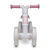 Bicicleta fara pedale, Lionelo, Villy, Cu 4 roti, Din spuma EVA si TPR, Stabila, Manere moi, antiderapante, 12- 36 luni, Sustine pana la 30 kg, Certificata EN 71-1:2014, EN 71-2:2011, EN 71-3:2019, Roz
