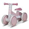 Bicicleta fara pedale, Lionelo, Villy, Cu 4 roti, Din spuma EVA si TPR, Stabila, Manere moi, antiderapante, 12- 36 luni, Sustine pana la 30 kg, Certificata EN 71-1:2014, EN 71-2:2011, EN 71-3:2019, Roz