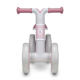 Bicicleta fara pedale, Lionelo, Villy, Cu 4 roti, Din spuma EVA si TPR, Stabila, Manere moi, antiderapante, 12- 36 luni, Sustine pana la 30 kg, Certificata EN 71-1:2014, EN 71-2:2011, EN 71-3:2019, Roz