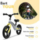 Bicicleta fara pedale, Lionelo, Bart Tour, Usoara, Cu cadru din magneziu, 3.3 Kg, 12 inch, Conform cu standardul european de securitate EN71, Grey Stone