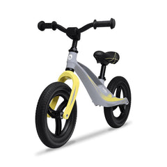Bicicleta fara pedale, Lionelo, Bart Tour, Usoara, Cu cadru din magneziu, 3.3 Kg, 12 inch, Conform cu standardul european de securitate EN71, Grey Stone