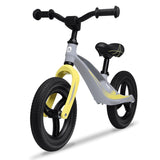 Bicicleta fara pedale, Lionelo, Bart Tour, Usoara, Cu cadru din magneziu, 3.3 Kg, 12 inch, Conform cu standardul european de securitate EN71, Grey Stone