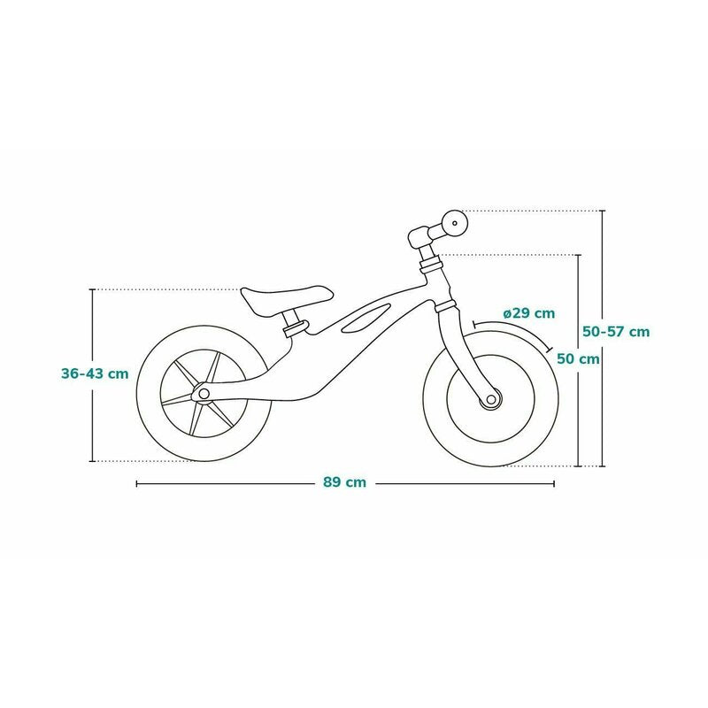 Bicicleta fara pedale, Lionelo, Bart Tour, Usoara, Cu cadru din magneziu, Cu ghidon si sa reglabile, Greutate 3.8 Kg, 12 inch, Conform cu standardul european de securitate EN71, Grey Stone - gogobaby.ro