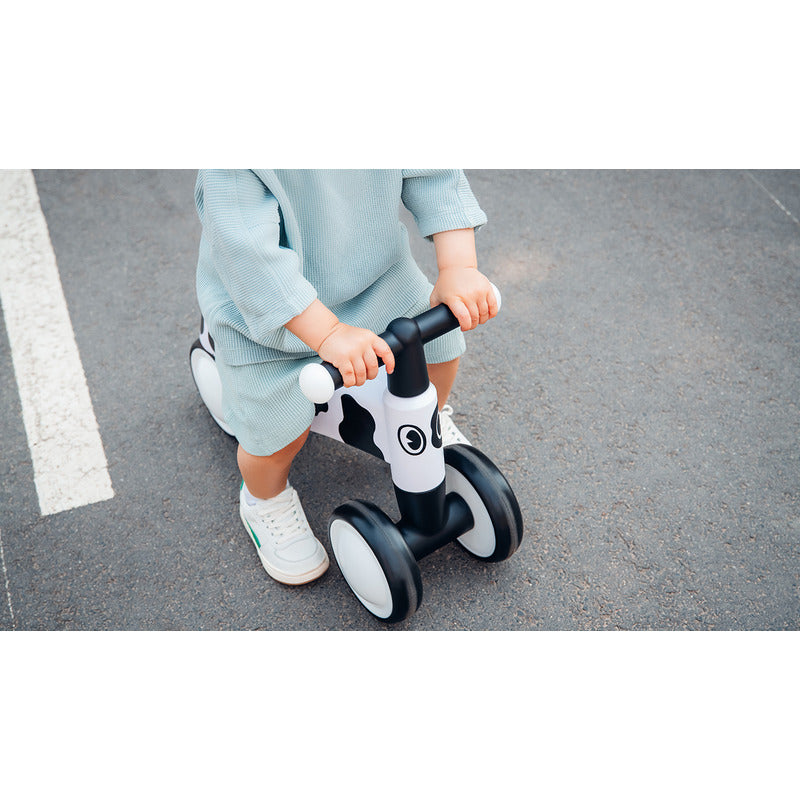Bicicleta fara pedale, Lionelo, Sammy, Cu 4 roti, Din spuma EVA, Stabila, Manere moi, antiderapante, 12- 36 luni, Greutate maxima suportata 25 kg, Certificata EN 71-1:2014, EN 71-2:2011, EN 71-3:2019, Alb - gogobaby.ro
