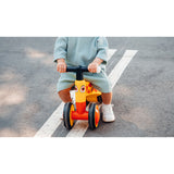 Bicicleta fara pedale, Lionelo, Sammy, Cu 4 roti, Din spuma EVA, Stabila, Manere moi, antiderapante, 12- 36 luni, Greutate maxima suportata 25 kg, Certificata EN 71-1:2014, EN 71-2:2011, EN 71-3:2019, Galben