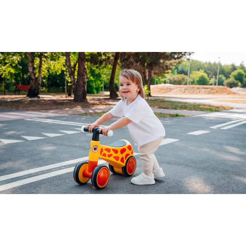 Bicicleta fara pedale, Lionelo, Sammy, Cu 4 roti, Din spuma EVA, Stabila, Manere moi, antiderapante, 12- 36 luni, Greutate maxima suportata 25 kg, Certificata EN 71-1:2014, EN 71-2:2011, EN 71-3:2019, Roz