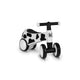 Bicicleta fara pedale, Lionelo, Sammy, Cu 4 roti, Din spuma EVA, Stabila, Manere moi, antiderapante, 12- 36 luni, Greutate maxima suportata 25 kg, Certificata EN 71-1:2014, EN 71-2:2011, EN 71-3:2019, Alb