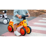 Bicicleta fara pedale, Lionelo, Sammy, Cu 4 roti, Din spuma EVA, Stabila, Manere moi, antiderapante, 12- 36 luni, Greutate maxima suportata 25 kg, Certificata EN 71-1:2014, EN 71-2:2011, EN 71-3:2019, Alb